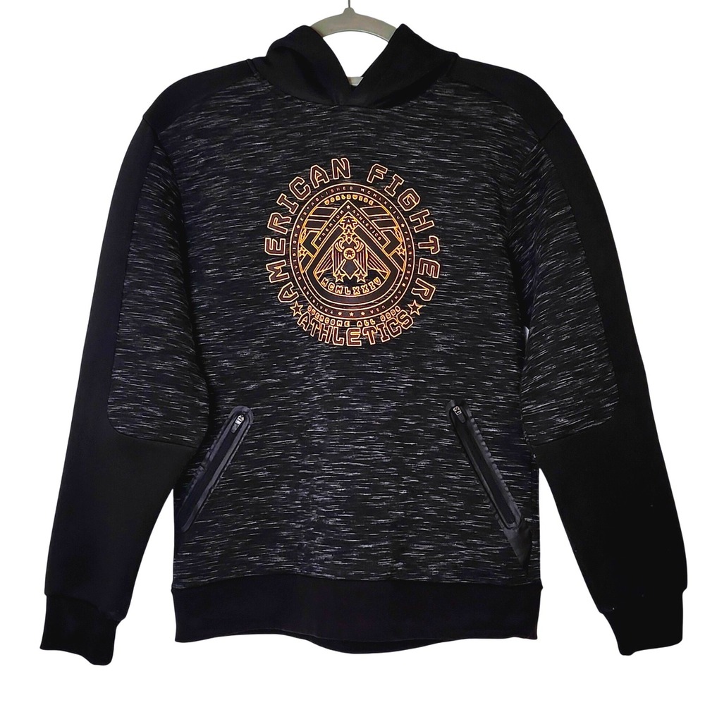 American Fighter Crownpoint Hooded‎ Sweatshirt Youth Large Graphic Print